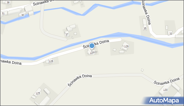 Ścinawka Dolna, Ścinawka Dolna, 127, mapa Ścinawka Dolna