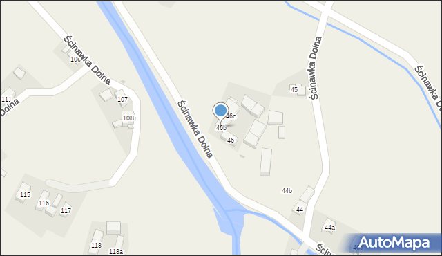 Ścinawka Dolna, Ścinawka Dolna, 46b, mapa Ścinawka Dolna