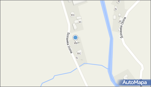 Ścinawka Dolna, Ścinawka Dolna, 90b, mapa Ścinawka Dolna