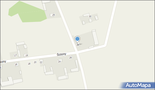 Ściony, Ściony, 28, mapa Ściony