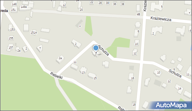 Starogard Gdański, Schulza Jana, 6, mapa Starogard Gdański