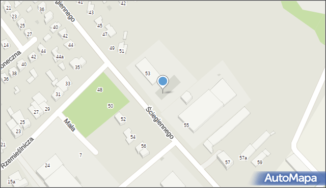 Tomaszów Lubelski, Ściegiennego Piotra, ks., 55A, mapa Tomaszów Lubelski