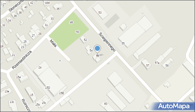 Tomaszów Lubelski, Ściegiennego Piotra, ks., 56, mapa Tomaszów Lubelski