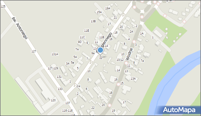 Tomaszów Mazowiecki, Ściegiennego Piotra, ks., 12, mapa Tomaszów Mazowiecki