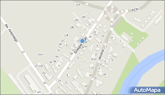 Tomaszów Mazowiecki, Ściegiennego Piotra, ks., 14, mapa Tomaszów Mazowiecki