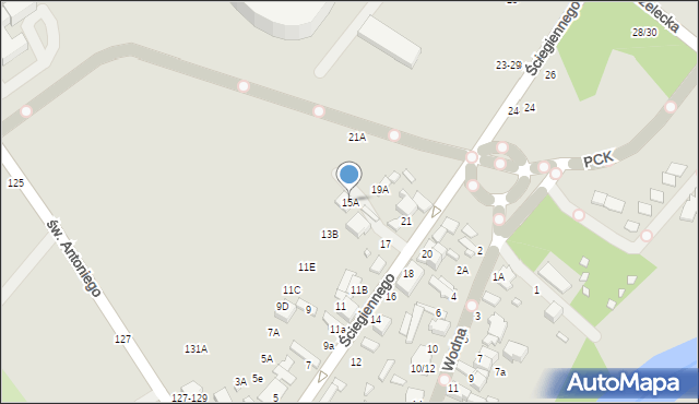 Tomaszów Mazowiecki, Ściegiennego Piotra, ks., 15A, mapa Tomaszów Mazowiecki