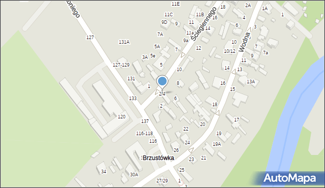 Tomaszów Mazowiecki, Ściegiennego Piotra, ks., 2/4, mapa Tomaszów Mazowiecki