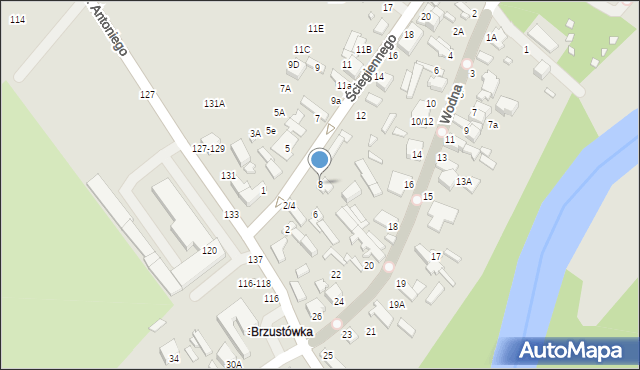 Tomaszów Mazowiecki, Ściegiennego Piotra, ks., 8, mapa Tomaszów Mazowiecki