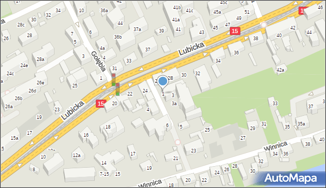 Toruń, Ścieżka Szkolna, 1, mapa Torunia