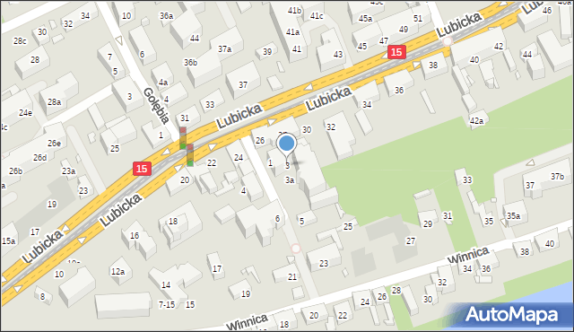 Toruń, Ścieżka Szkolna, 3, mapa Torunia