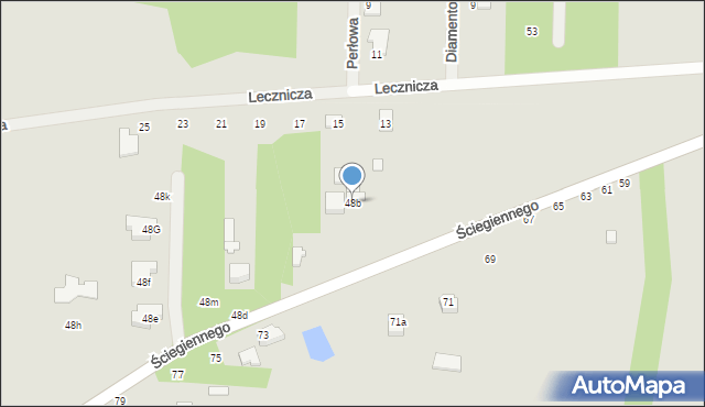 Tuszyn, Ściegiennego Piotra, ks., 48b, mapa Tuszyn