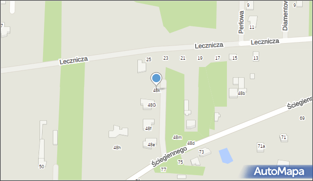 Tuszyn, Ściegiennego Piotra, ks., 48k, mapa Tuszyn