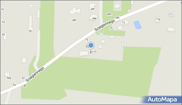 Tuszyn, Ściegiennego Piotra, ks., 83, mapa Tuszyn