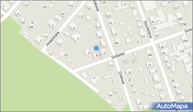 Warszawa, Ścieżka, 5, mapa Warszawy