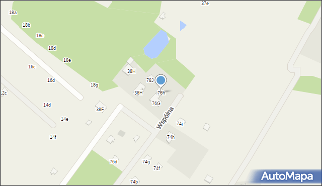 Arciechów, Serocka, 76h, mapa Arciechów