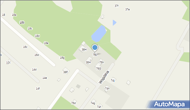Arciechów, Serocka, 78J, mapa Arciechów