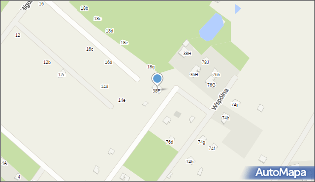 Arciechów, Serocka, 80F, mapa Arciechów