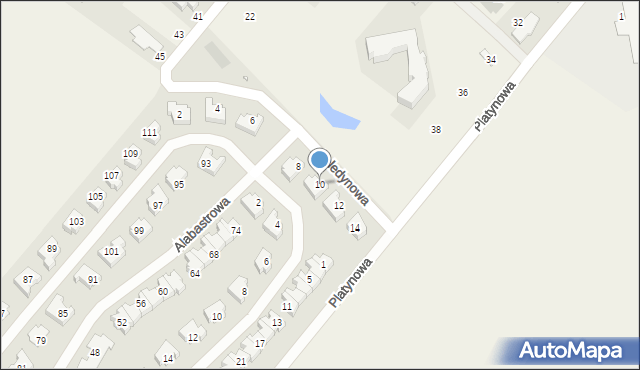 Baranowo, Seledynowa, 10, mapa Baranowo