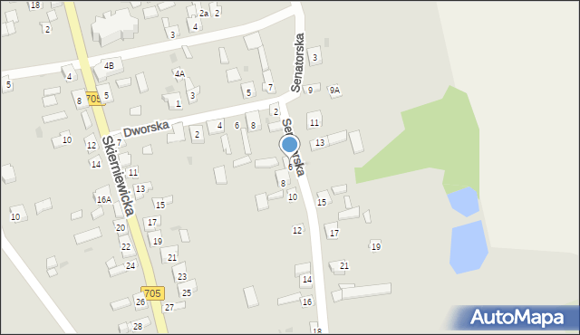 Bolimów, Senatorska, 6, mapa Bolimów