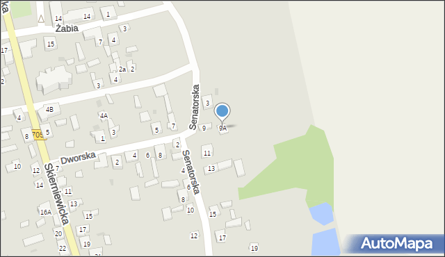 Bolimów, Senatorska, 9A, mapa Bolimów