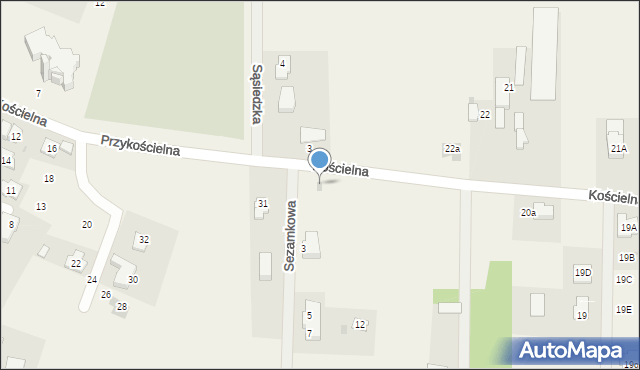 Bronisławów, Sezamkowa, 1, mapa Bronisławów