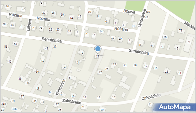 Cmolas, Senatorska, 29, mapa Cmolas