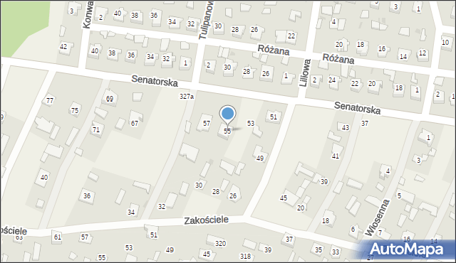 Cmolas, Senatorska, 55, mapa Cmolas