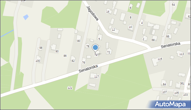 Cmolas, Senatorska, 74, mapa Cmolas