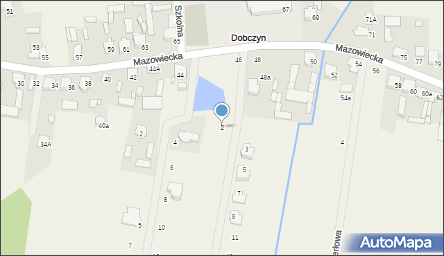Dobczyn, Sezamkowa, 2, mapa Dobczyn