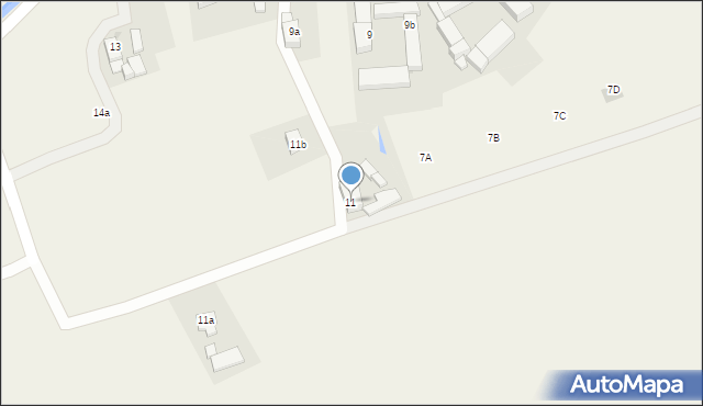 Dobromierz, Serwinów, 11, mapa Dobromierz