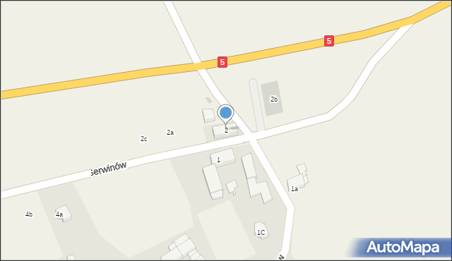 Dobromierz, Serwinów, 2, mapa Dobromierz