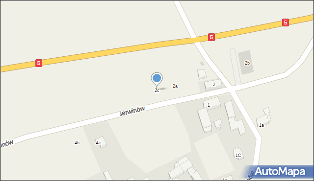 Dobromierz, Serwinów, 2c, mapa Dobromierz