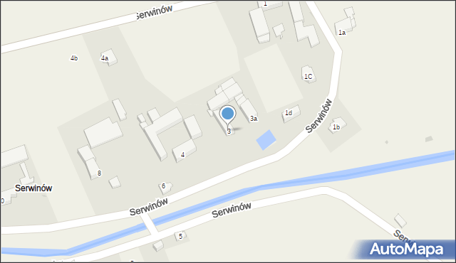 Dobromierz, Serwinów, 3, mapa Dobromierz