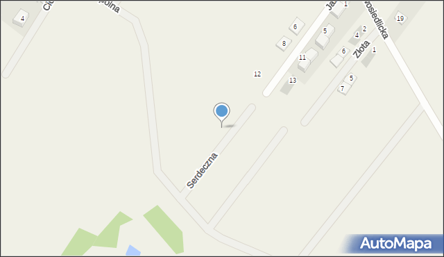 Dobroszyce, Serdeczna, 2, mapa Dobroszyce