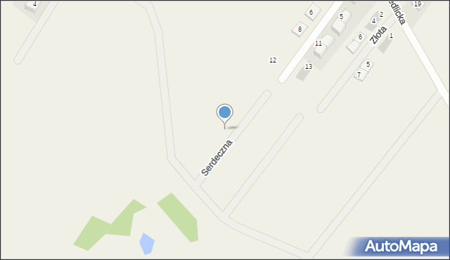 Dobroszyce, Serdeczna, 4, mapa Dobroszyce