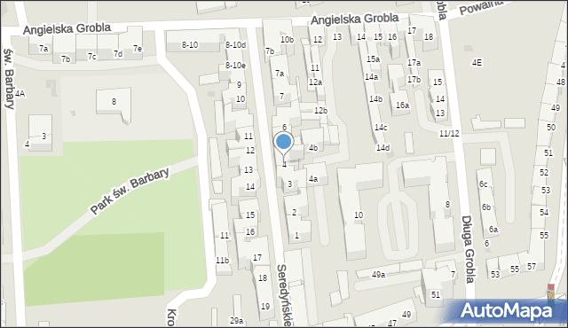 Gdańsk, Seredyńskiego Mariana, 4, mapa Gdańska