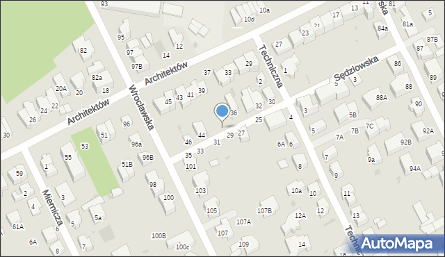 Gdynia, Sędziowska, 40, mapa Gdyni