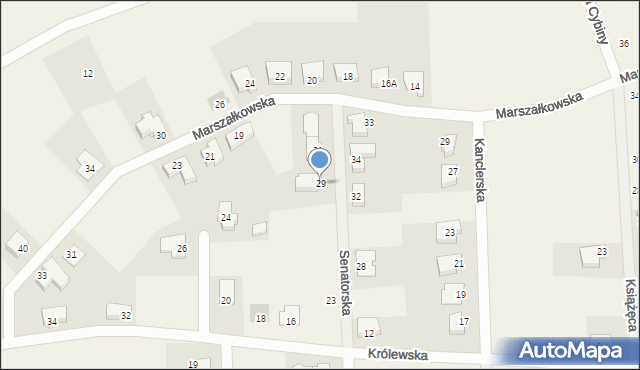 Gortatowo, Senatorska, 29, mapa Gortatowo