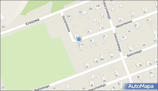 Gubin, Sezamkowa, 2, mapa Gubin