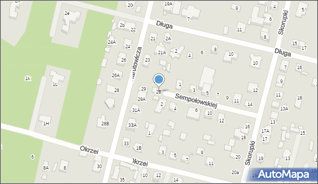 Kobyłka, Sempołowskiej Stefanii, 2B, mapa Kobyłka