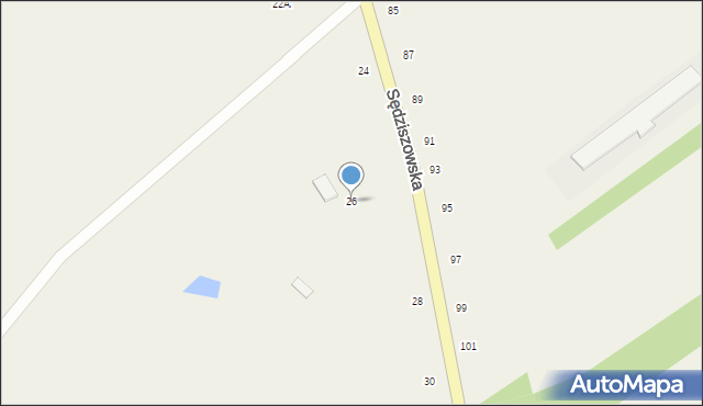 Kolbuszowa Górna, Sędziszowska, 26, mapa Kolbuszowa Górna