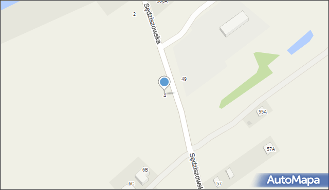 Kolbuszowa Górna, Sędziszowska, 4, mapa Kolbuszowa Górna