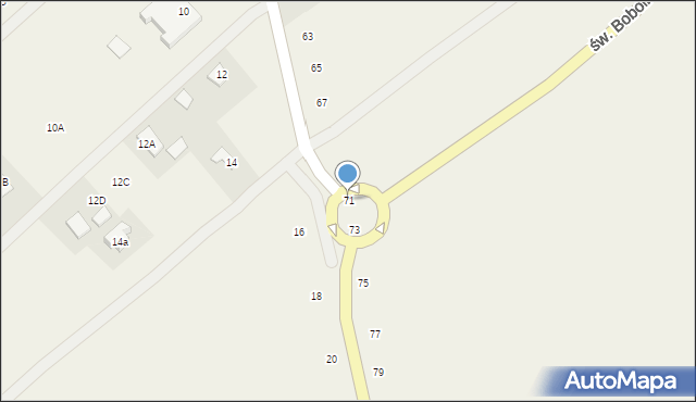 Kolbuszowa Górna, Sędziszowska, 71, mapa Kolbuszowa Górna