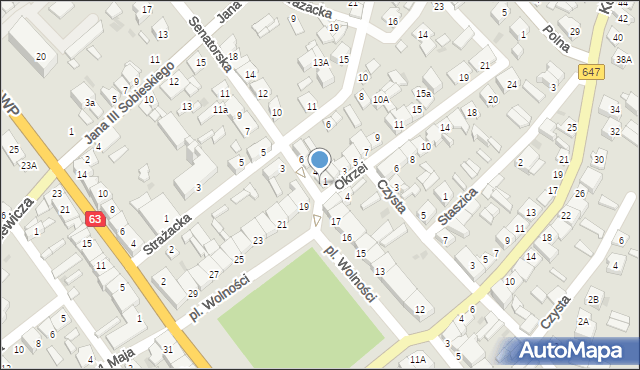 Kolno, Senatorska, 2, mapa Kolno