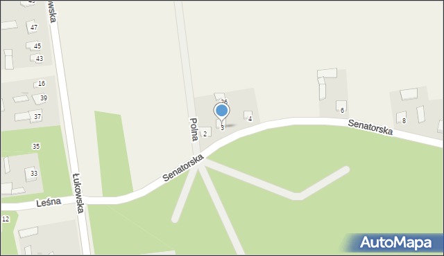 Kożuchówka, Senatorska, 3, mapa Kożuchówka