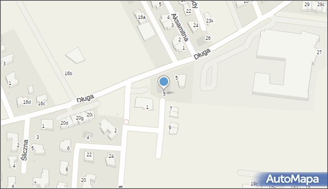 Mierzyn, Sezamkowa, 3, mapa Mierzyn