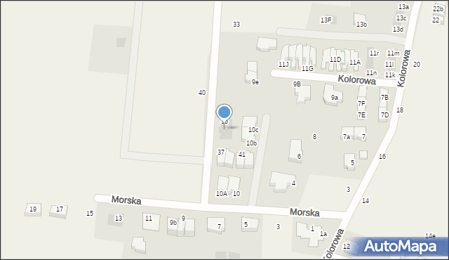 Mierzyn, Sezamkowa, 35A, mapa Mierzyn