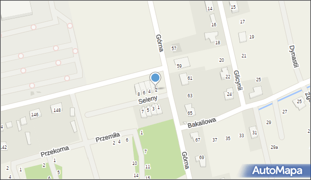 Młochów, Seleny, 2, mapa Młochów