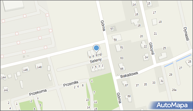 Młochów, Seleny, 4, mapa Młochów