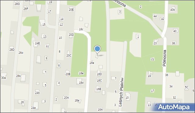 Nowa Wieś, Serocka, 16f, mapa Nowa Wieś